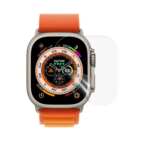 For Apple Watch Ultra 3 / Ultra 2 / Ultra 49mm TPU+PET Hydrogel Film Full Cover Clear High Touch Screen Protector - 1