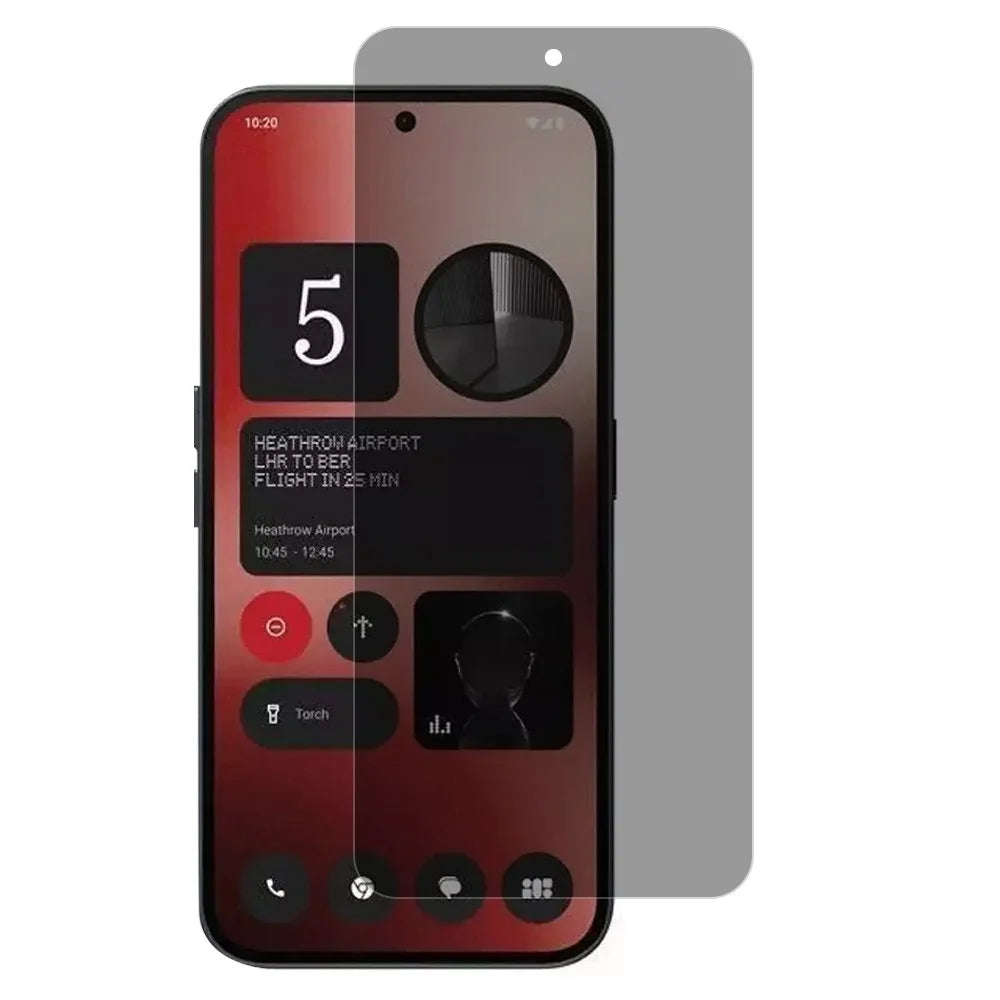 For Nothing Phone (3a) Pro / Phone (3a) Anti Spy Screen Protector High Aluminium-Silicon Glass Film - 1