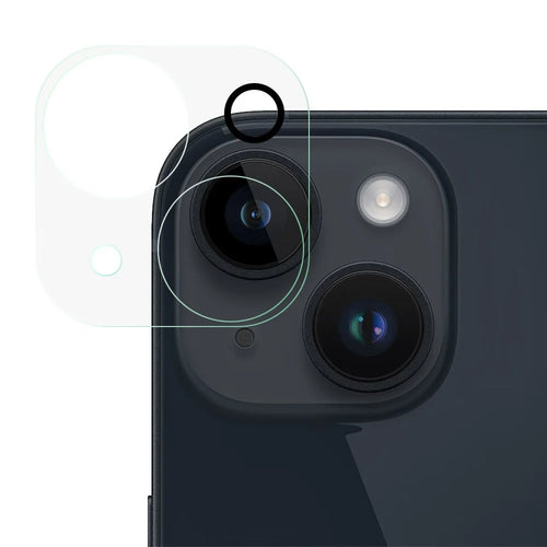 For iPhone 14 / 14 Plus Ultra Clear Camera Lens Protector High Aluminium-silicon Tempered Glass Scratch-Resistant Cover Accessories - 1