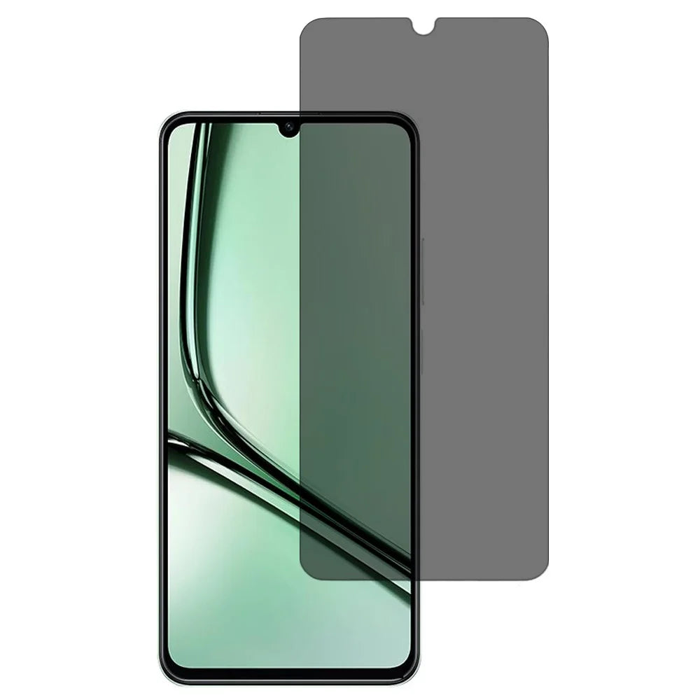 Anti Spy Screen Protector For Realme Note 60x 4G / C61 4G / C61 (India) 4G High Aluminium-Silicon Glass Film - 1
