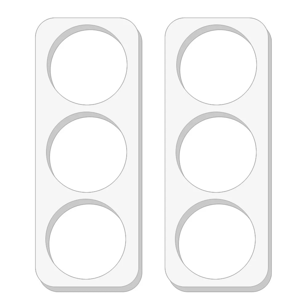 2Pcs For Realme P3x 5G Camera Lens Protector 3D Arc Edge Anti-Scratch Tempered Glass Lens Film - 2