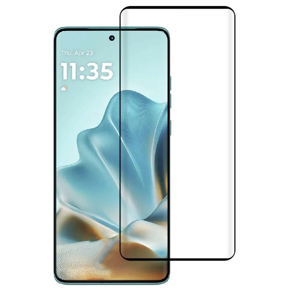 For Motorola Edge 60 5G / 60 Fusion 5G / Edge 60 Pro 5G / Edge 60S 5G Screen Protector 3D Curved Tempered Glass Film Side Glue - 1