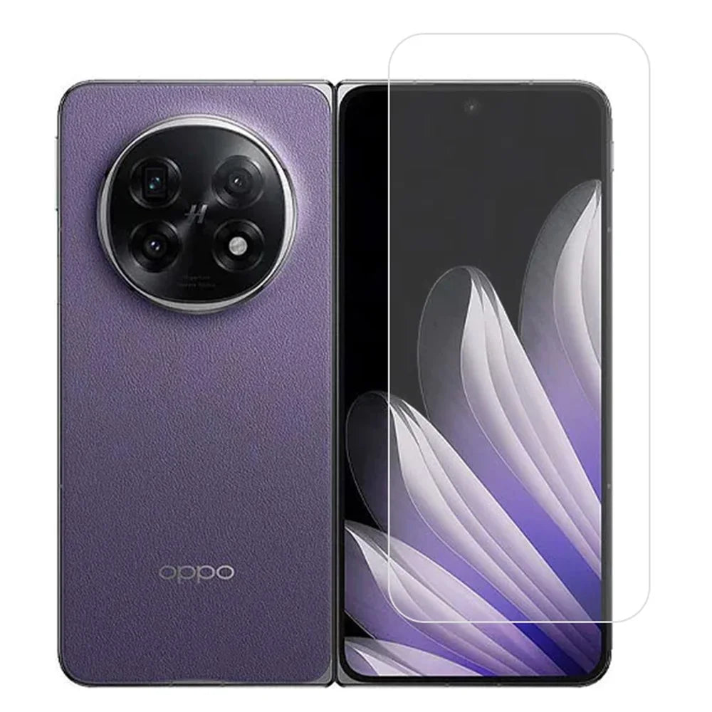 For Oppo Find N5 5G Front Screen Protector 0.3mm Arc Edge Ultra Clear Tempered Glass Film - 1