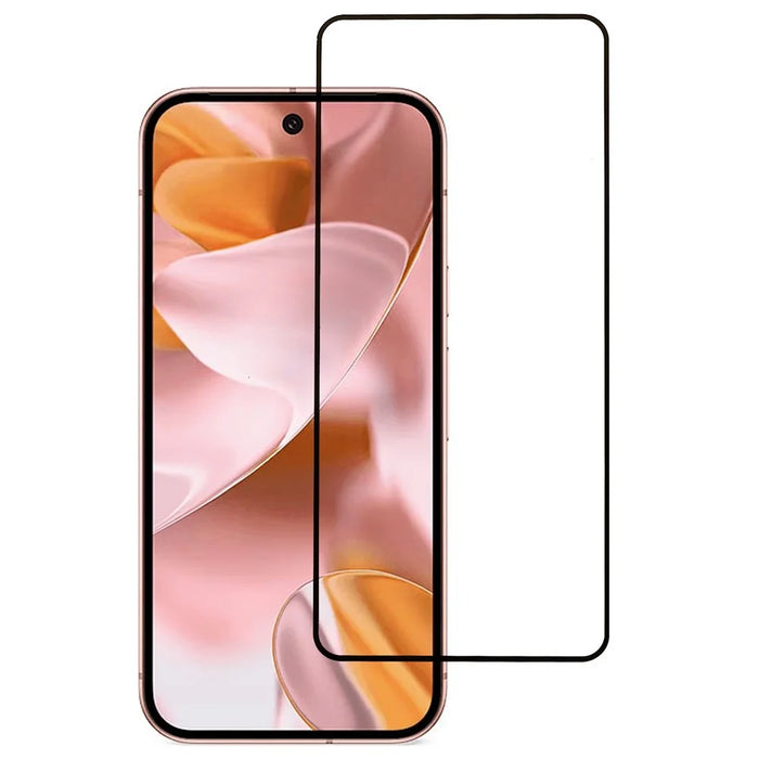 For Google Pixel 10 Pro / 10 / 9 Pro / 9 Screen Protector Silk Printing Full Glue Tempered Glass Screen Film - 1