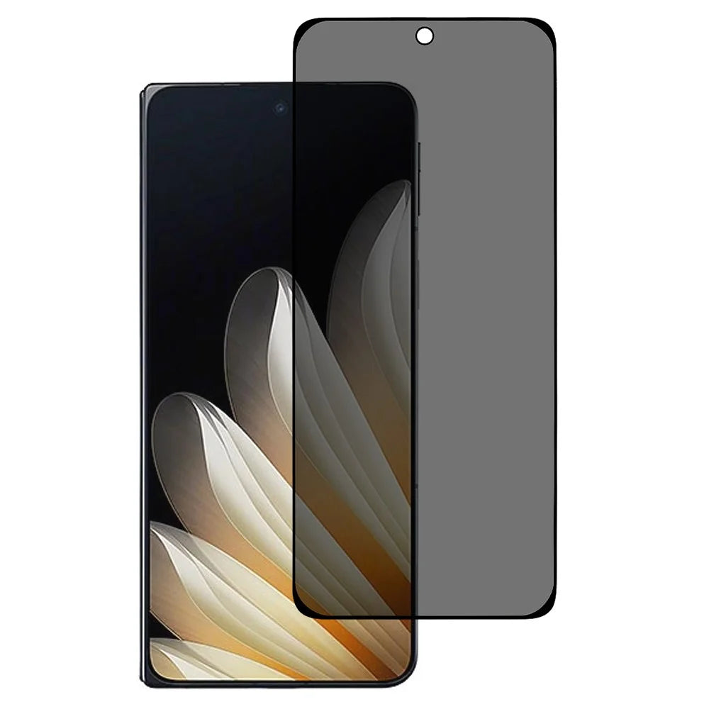 For Oppo Find N5 5G Anti-Peep Full Covering Front Screen Protector Silk Printing Tempered Glass Film - 1