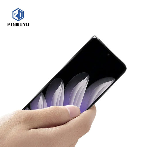 PINWUYO For Oppo Find N5 5G Tempered Glass Film  Explosion-proof 9H 3D Full Screen Protector - Black - 2