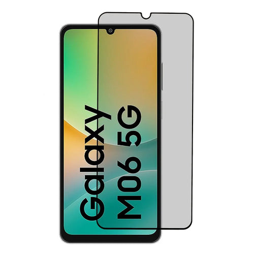 For Samsung Galaxy M06 5G Tempered Glass Film Anti-Peep Privacy Protection Screen Protector Full Glue - 1