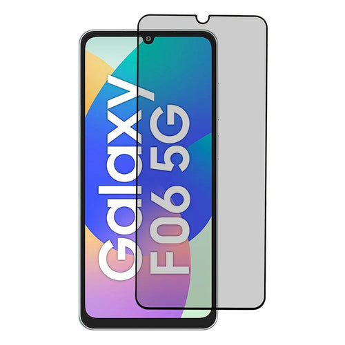 For Samsung Galaxy F06 5G Tempered Glass Film Anti-Peep Privacy Protection Screen Protector Full Glue - 1