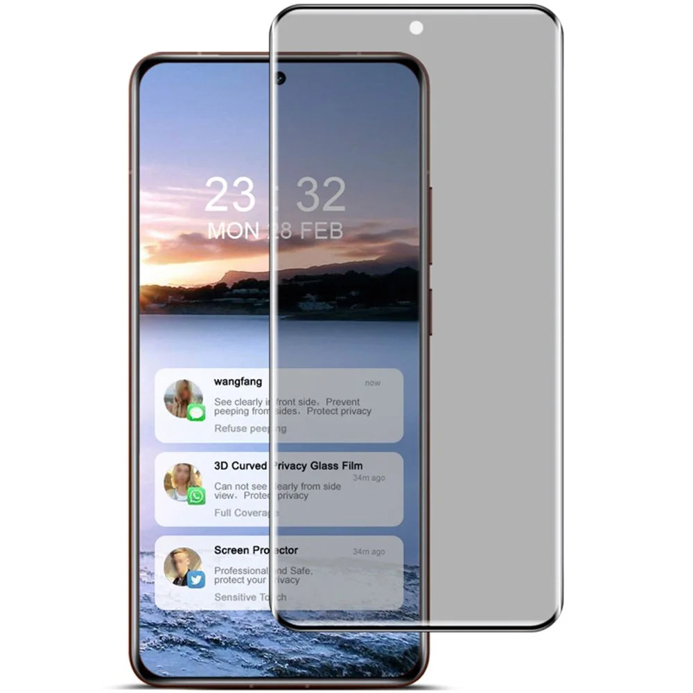 IMAK For Realme GT 7 Pro 5G Anti Spy Screen Protector Full Cover Tempered Glass Film - 2