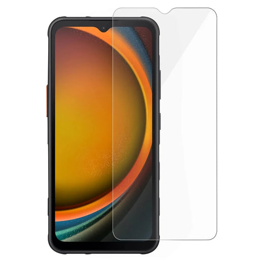 AMORUS For Samsung Galaxy XCover7 Pro Front Screen Protector 2.5D Arc Edge 9H High Aluminum-Silicon Glass Film - 1