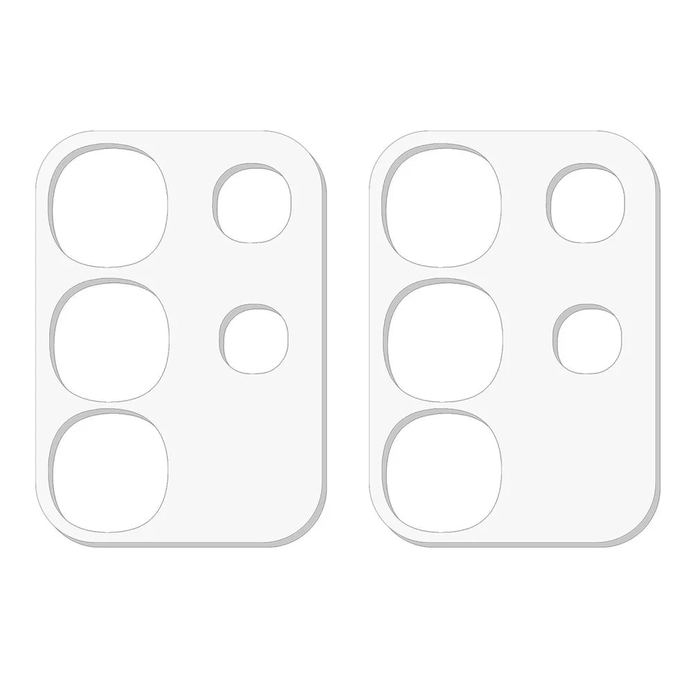 2Pcs For vivo Y29 4G / T4x 5G / Y300t 5G / iQOO Z10x 5G Camera Lens Protector 3D Arc Edge Anti-Scratch Tempered Glass Lens Film - 2