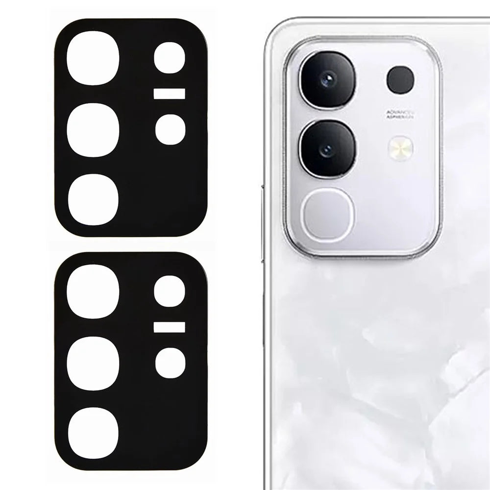 2Pcs For vivo Y29 4G / T4x 5G / Y300t 5G / iQOO Z10x 5G Lens Protector Silk Printing Lens Film 3D Arc Edge - 1