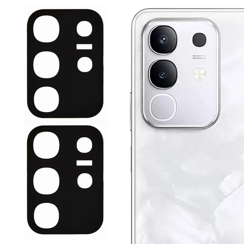 2Pcs For vivo Y29 4G / T4x 5G / Y300t 5G / iQOO Z10x 5G Lens Protector Silk Printing Lens Film 3D Arc Edge - 1