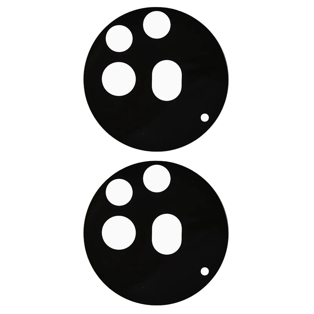2Pcs For Nothing Phone (3a) Pro Camera Lens Protector 2.5D Arc Edge Silk Printing Tempered Glass Rear Lens Film - 2