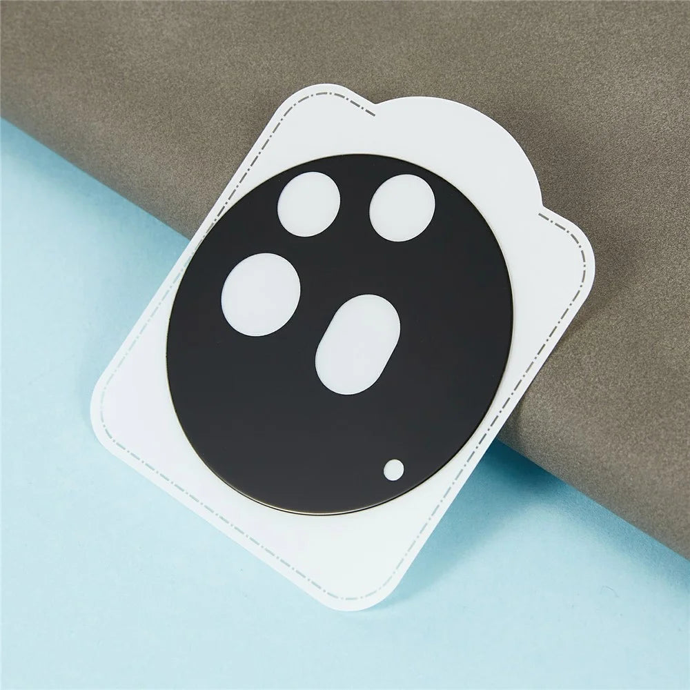 2Pcs For Nothing Phone (3a) Pro Camera Lens Protector 2.5D Arc Edge Silk Printing Tempered Glass Rear Lens Film - 5
