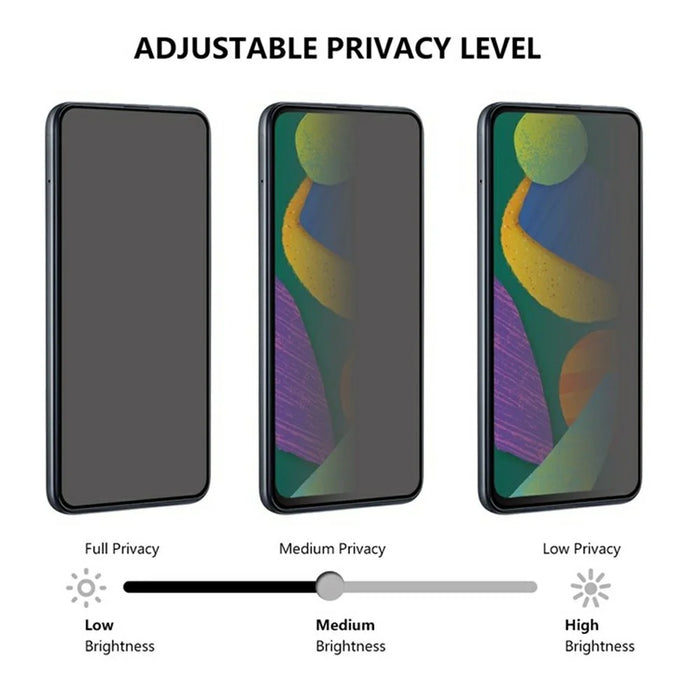 For Google Pixel 10 Pro / 10 / 9 Pro / 9 Privacy Screen Protector 180-Degree Anti-Spy Tempered Glass Full Coverage Film - 3