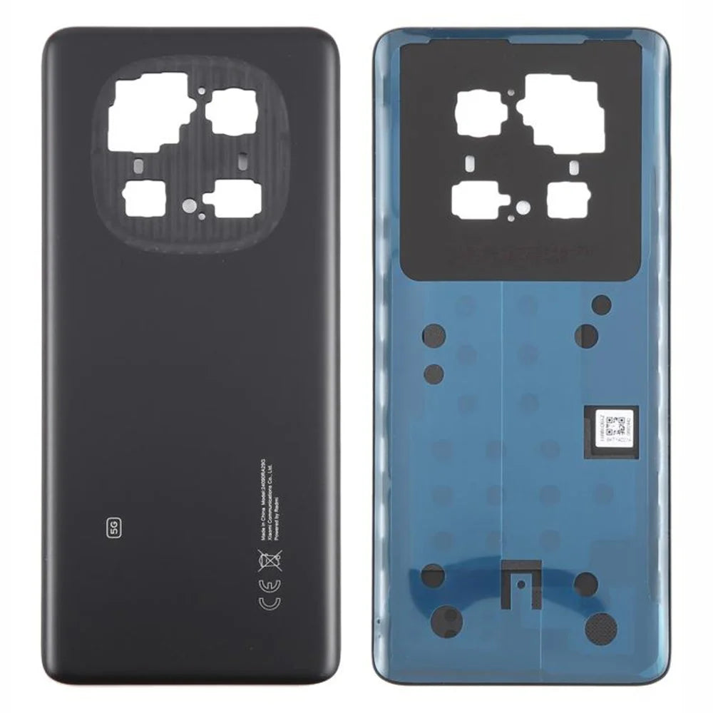 For Xiaomi Redmi Note 14 Pro 5G OEM Battery Door Cover Replacement Part - Black - 1