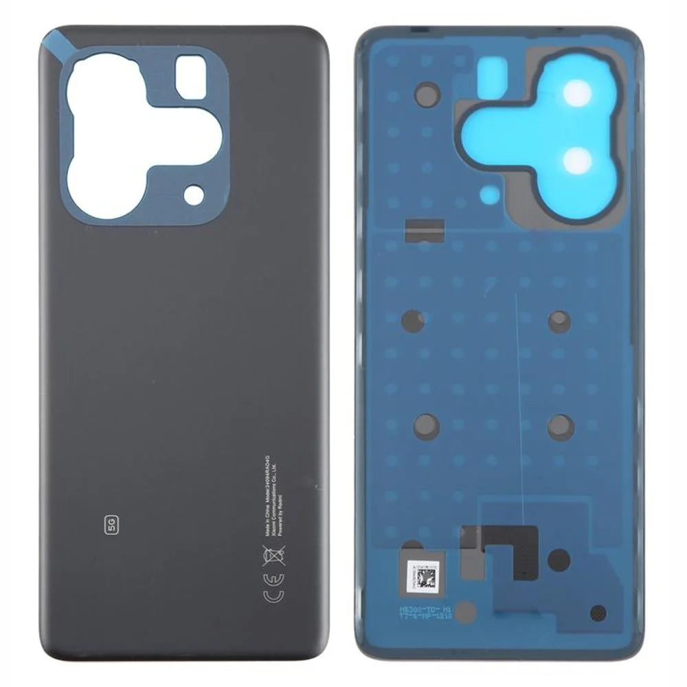 For Xiaomi Redmi Note 14 5G OEM Battery Door Cover Replacement Part - Black - 1