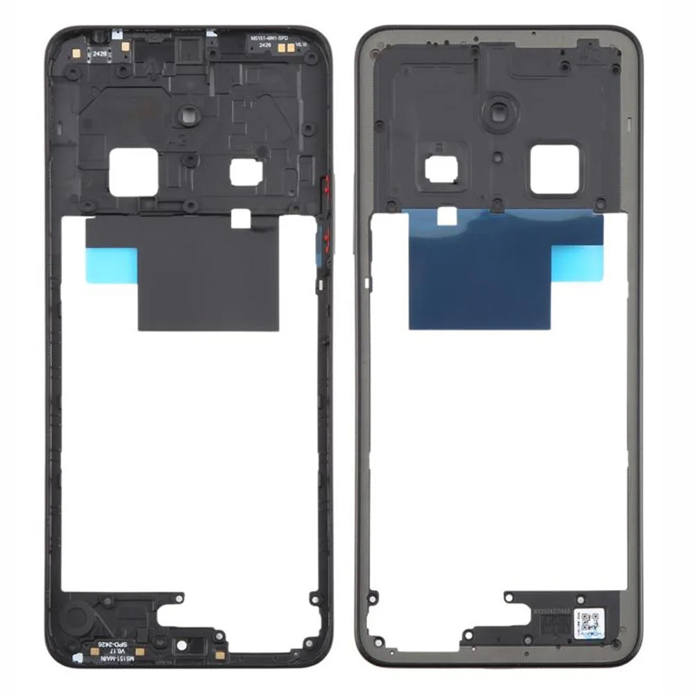 For Xiaomi Redmi 14C 5G OEM Middle Housing Plate Frame Part (Without Logo) - Black - 1