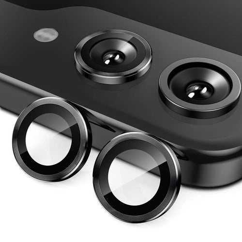 ENKAY HAT PRINCE For Samsung Galaxy Z Flip7 5G Camera Lens Protector  Metal Ring Lens Film - Black - 1
