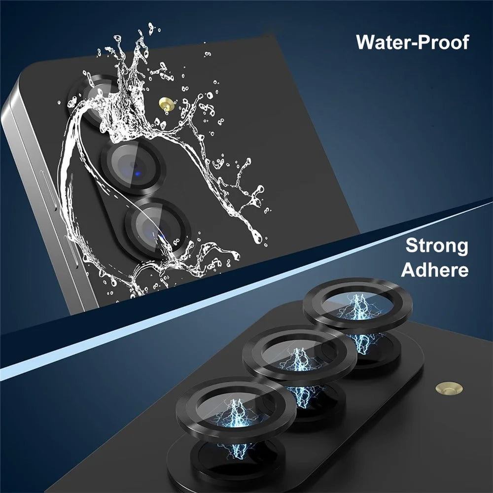 ENKAY HAT PRINCE For Samsung Galaxy Z Fold7 5G Camera Lens Protector  Metal Ring Lens Film - Black - 3