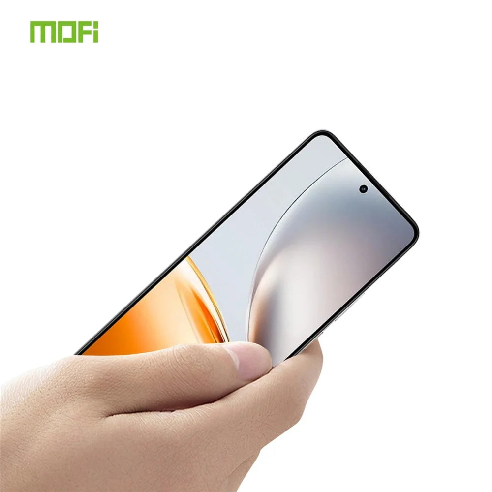 MOFI For Realme Neo7x 5G Screen Protector  9H Full Glue Full Coverage High Aluminum-Silicon Glass Film - Black - 2