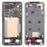 For Xiaomi 15 Middle Plate Frame (A-Side) Repair Part (Without Logo) - Black - 1