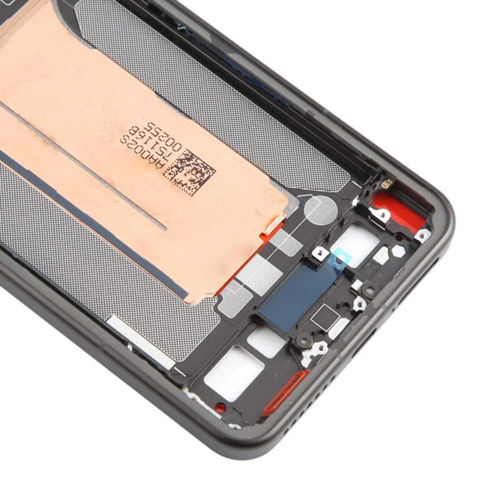 For Xiaomi 15 Pro Middle Plate Frame (A-Side) Repair Part (Without Logo) - Black - 4