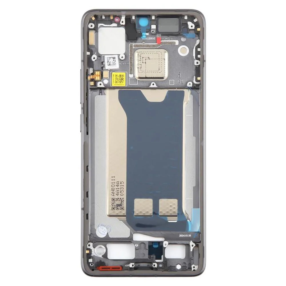 For Xiaomi Redmi K80 5G Middle Plate Frame (A-Side) Repair Part (Without Logo) - Black - 2