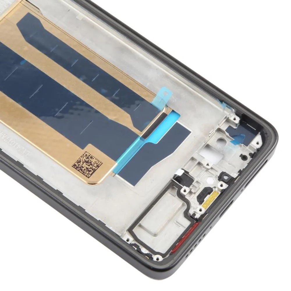 For Xiaomi Redmi Turbo 4 5G / Poco X7 Pro 5G Middle Plate Frame (A-Side) Repair Part (Without Logo) - Black - 4