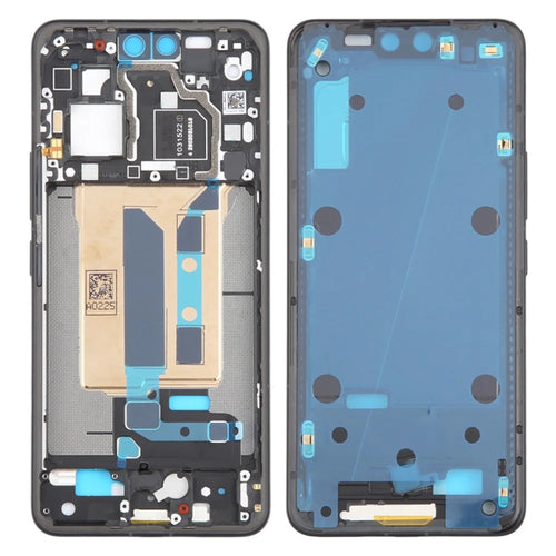 For Xiaomi Civi 4 Pro 5G Middle Plate Frame (A-Side) Repair Part (Without Logo) - Black - 1