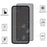 For Google Pixel 9a Tempered Glass Screen Protector 2.5D Arc Edge Anti-Spy Film - 3