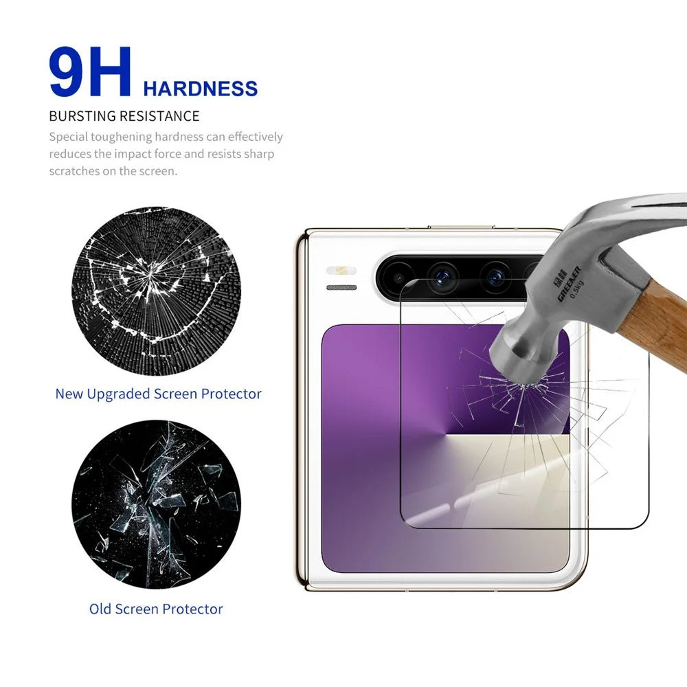 RURIHAI 10Pcs For Huawei Pura X High Aluminium-Silicon Glass Film 0.26mm 2.5D Screen Protector - 3