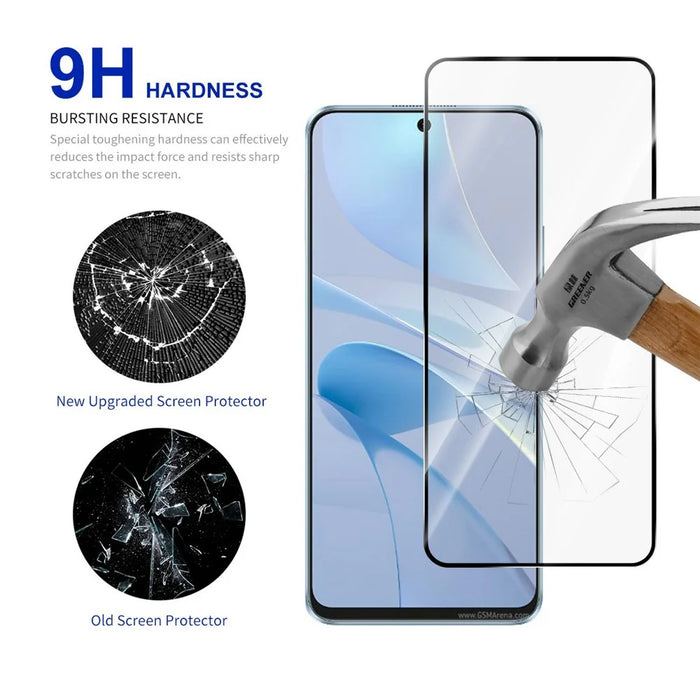 RURIHAI 10Pcs For Huawei nova 13i 4G High Aluminium-Silicon Glass Film 0.26mm 2.5D Screen Protector - 3