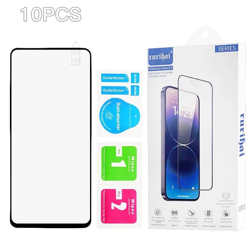 RURIHAI 10Pcs For Oppo A5 Pro 4G (Global) / 5G (Global) /  A5 Energy 5G (China) High Aluminium-Silicon Glass Film 0.26mm 2.5D Screen Protector - 7