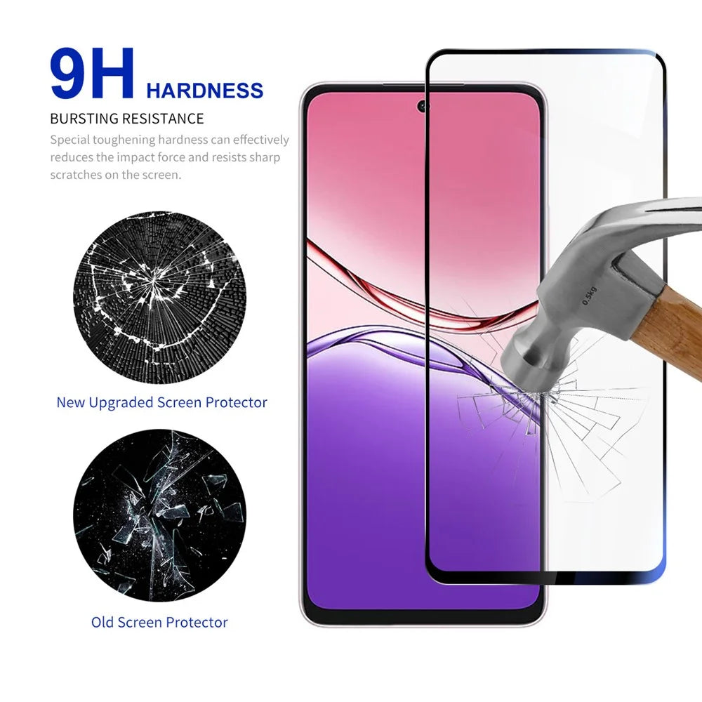 RURIHAI For Oppo A5 Pro 4G (Global) / 5G (Global) /  A5 Energy 5G (China) Screen Protector Secondary Hardening High Aluminium-Silicon Glass Film - 4