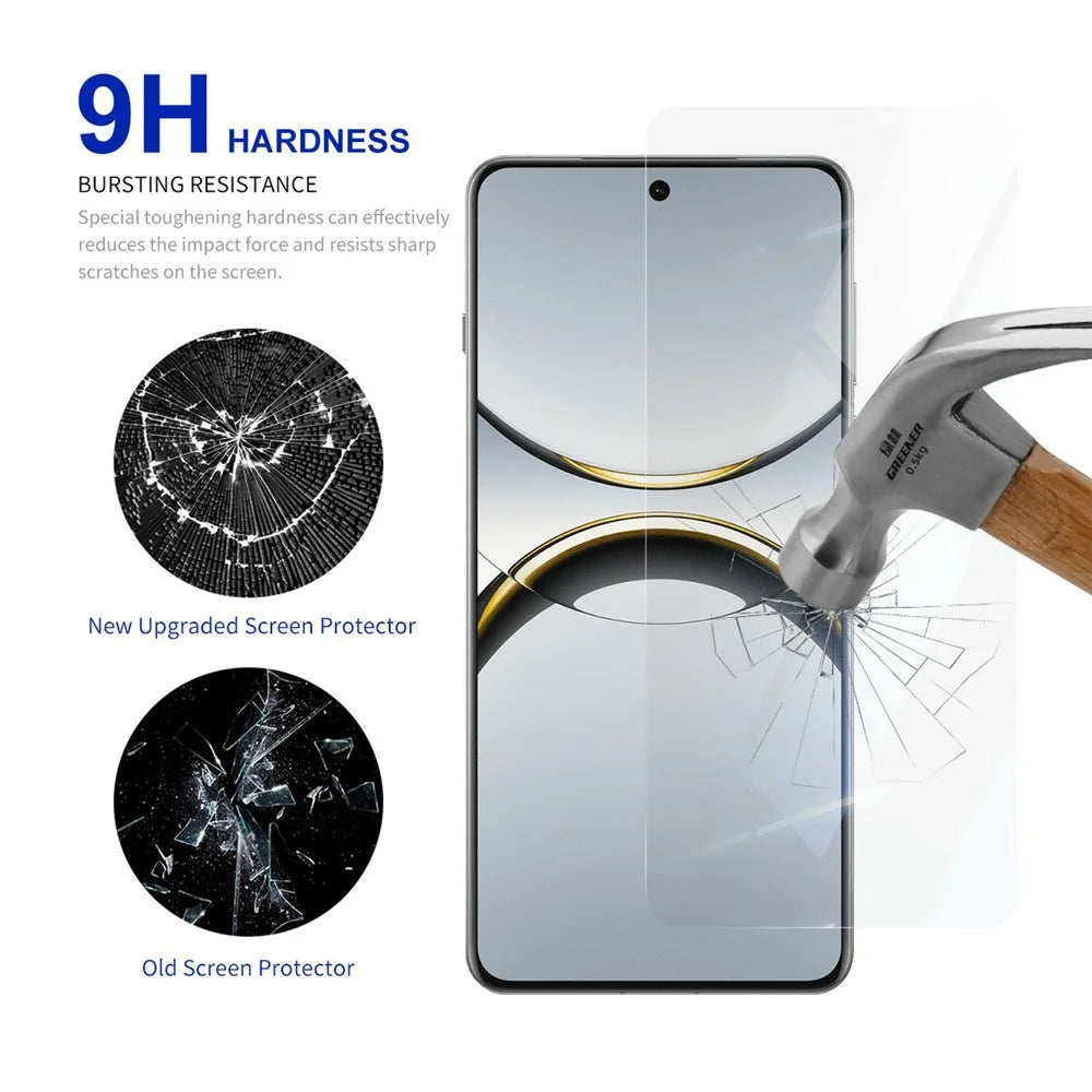 RURIHAI 10Pcs For Oppo Find X8s+ 5G Screen Protector 0.26mm 2.5D High Aluminium Silicon Glass Film - 3