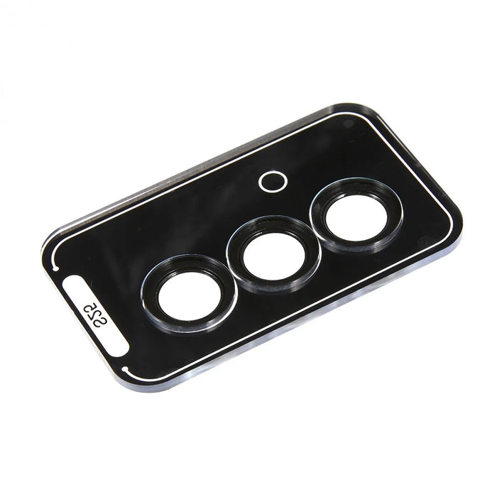 For Samsung Galaxy S25 Camera Lens Protector AR High Transparency Metal Ring Tempered Glass Lens Film - Black - 5
