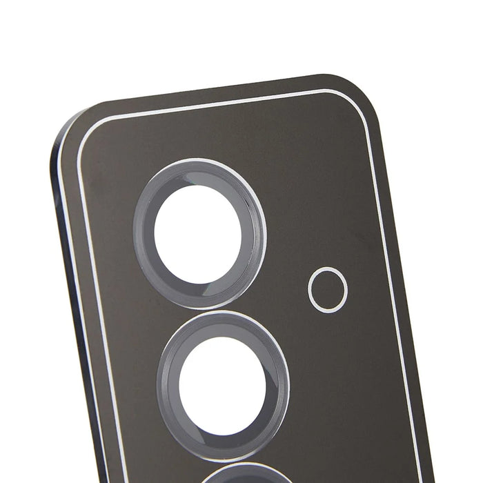 For Samsung Galaxy S25 Camera Lens Protector AR High Transparency Metal Ring Tempered Glass Lens Film - Black - 6