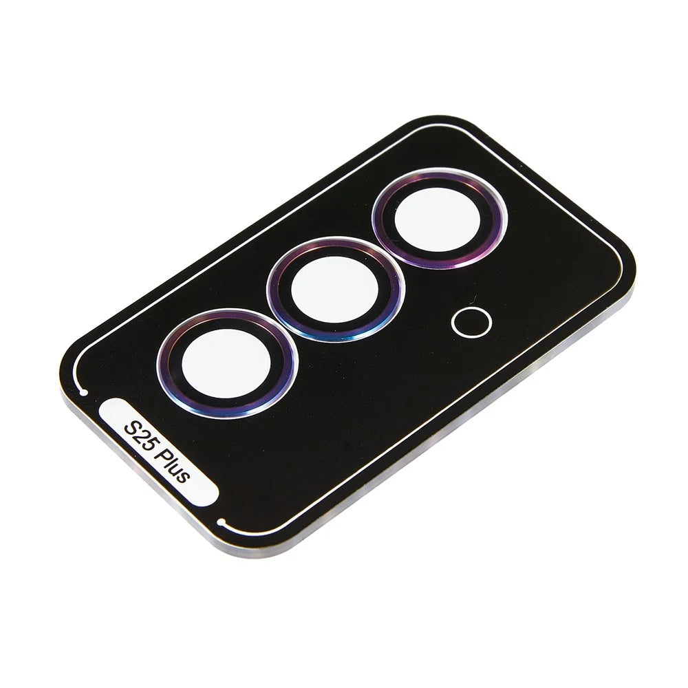 For Samsung Galaxy S25+ Camera Lens Protector AR High Transparency Metal Ring Tempered Glass Lens Film - Multi-Color - 4