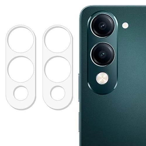 2Pcs Camera Lens Protector For vivo T4 Lite 5G / iQOO Z10 Lite / Y04 4G 5G / Y19e / Y29s 5G , 3D Arc Edge Anti-Scratch Tempered Glass Lens Film - 1