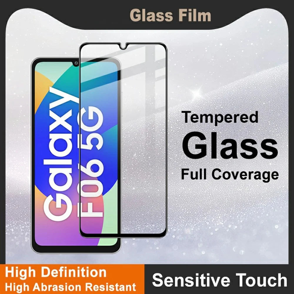 IMAK Pro+ Series For Samsung Galaxy F06 5G / M06 5G Tempered Glass Full Screen Protector Sensitive Touch Film - 3