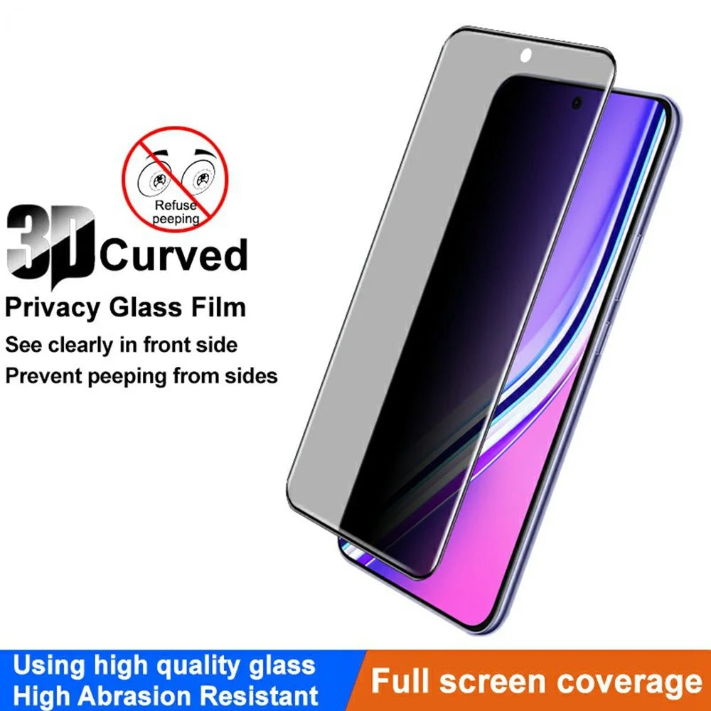 IMAK For Realme P3 Pro 5G Anti Spy Screen Protector Full Cover Tempered Glass Film - 4