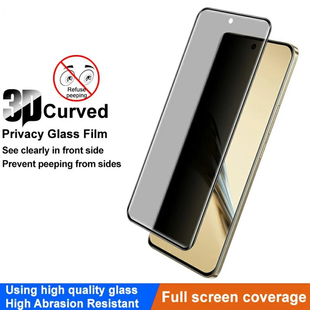 IMAK For Realme 14 Pro Lite 5G Anti Spy Screen Protector Full Cover Tempered Glass Film - 4