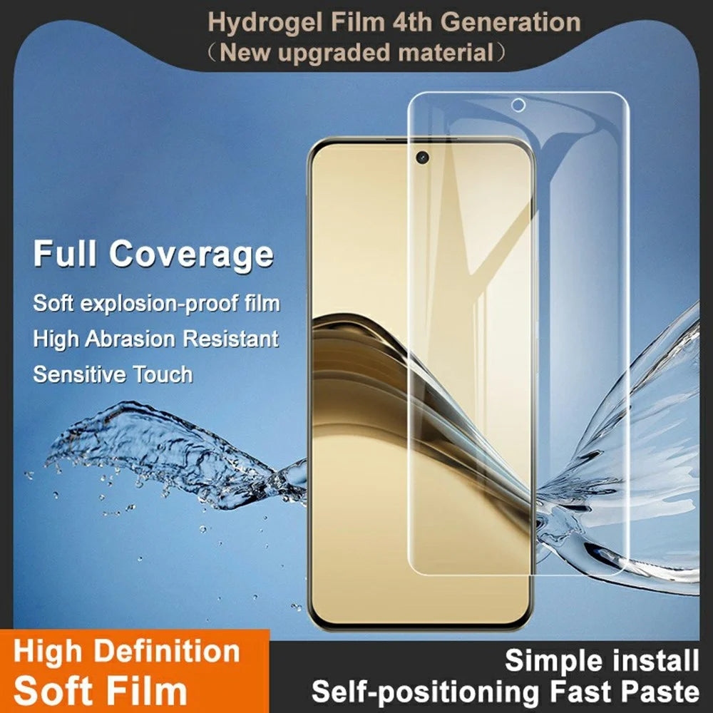IMAK Hydrogel Film 4th Gen for Realme 14 Pro Lite 5G Full Screen Protector Ultra Clear Soft TPU Film - 3