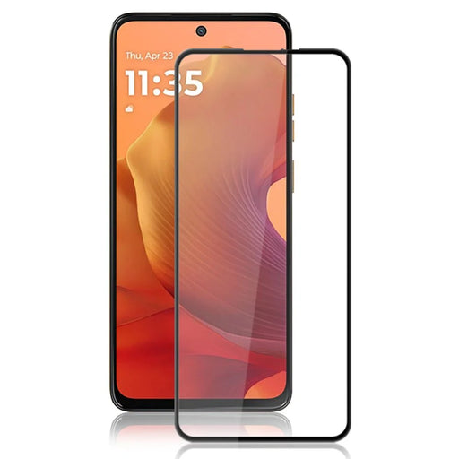 AMORUS For Motorola Moto G17 Power 4G / G17 4G / G15 4G / G15 Power 4G Screen Protector Anti-Shatter Tempered Glass Film - Black - 1