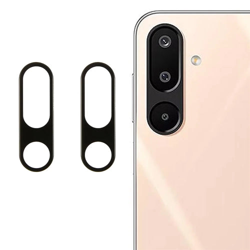 2Pcs For Samsung Galaxy M16 5G  /  F16 5G Camera Lens Protector 2.5D Arc Edge Silk Printing Tempered Glass Rear Lens Film - 1