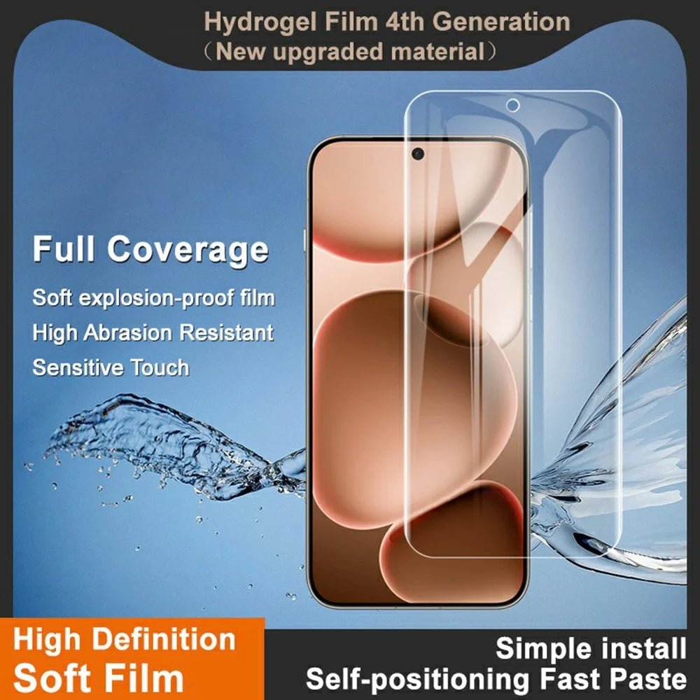 IMAK Hydrogel Film 4th Gen For Oppo Find X8s+ 5G Full Screen Protector Ultra Clear Soft TPU Film - 3