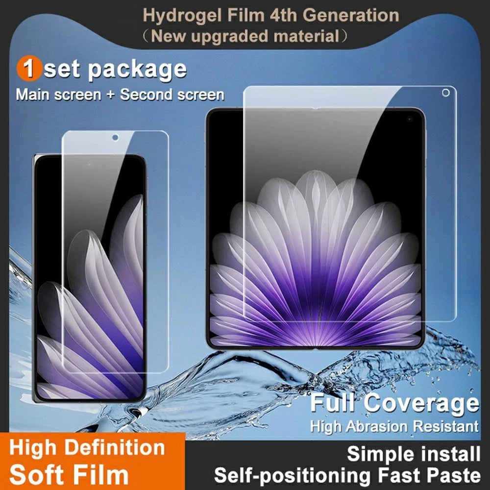 IMAK Hydrogel Film 4th Gen for Oppo Find N5 5G 1 Set TPU Screen Film (Front Screen+Inner Large Screen) - 3