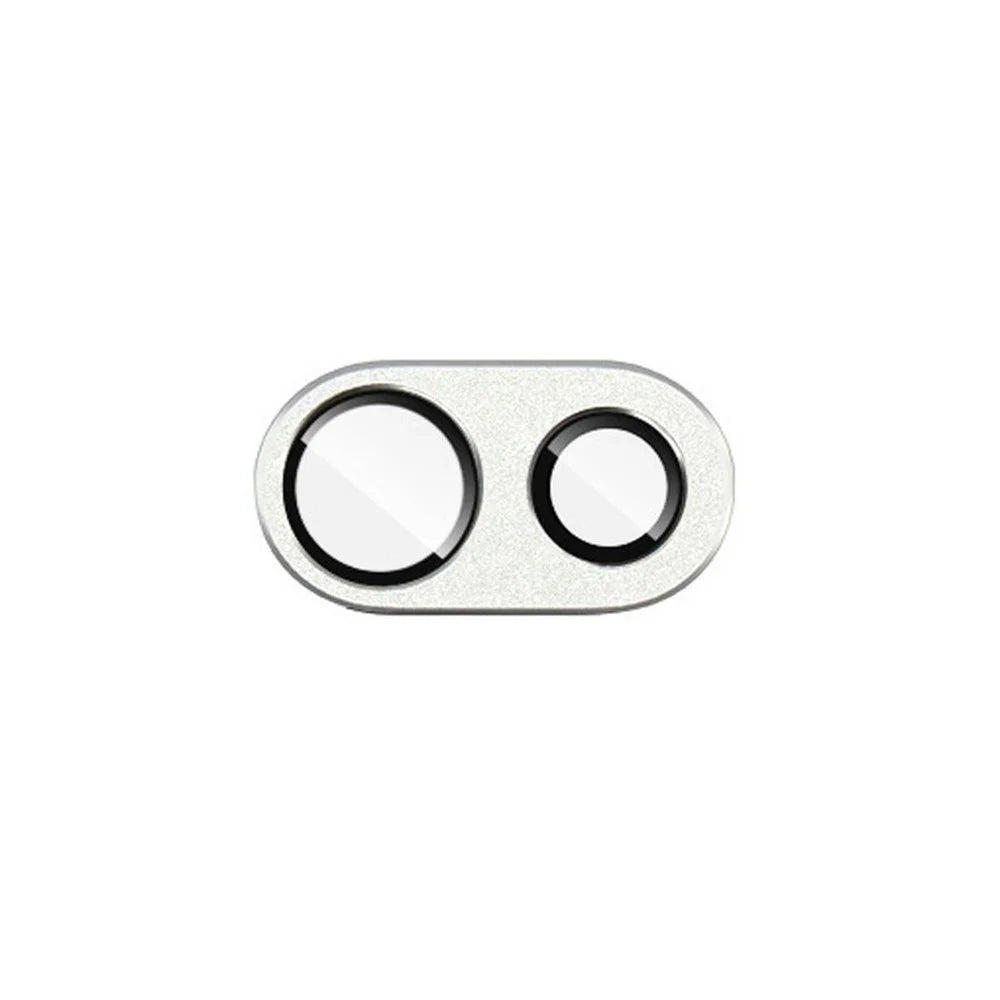 IMAK For Google Pixel 9a Camera Lens Film Metal Lens Cap + Tempered Glass Lens Protector - Silver - 2